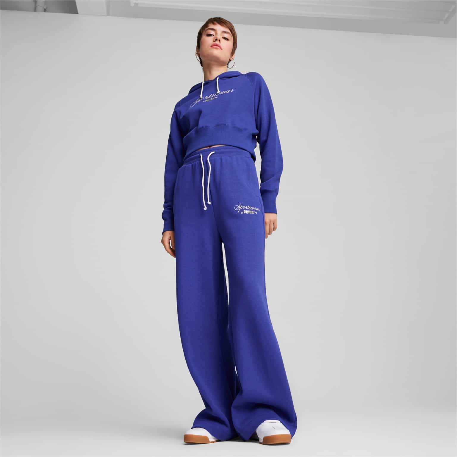 Puma Classics+ Relaxed Cropped Hoodie 3