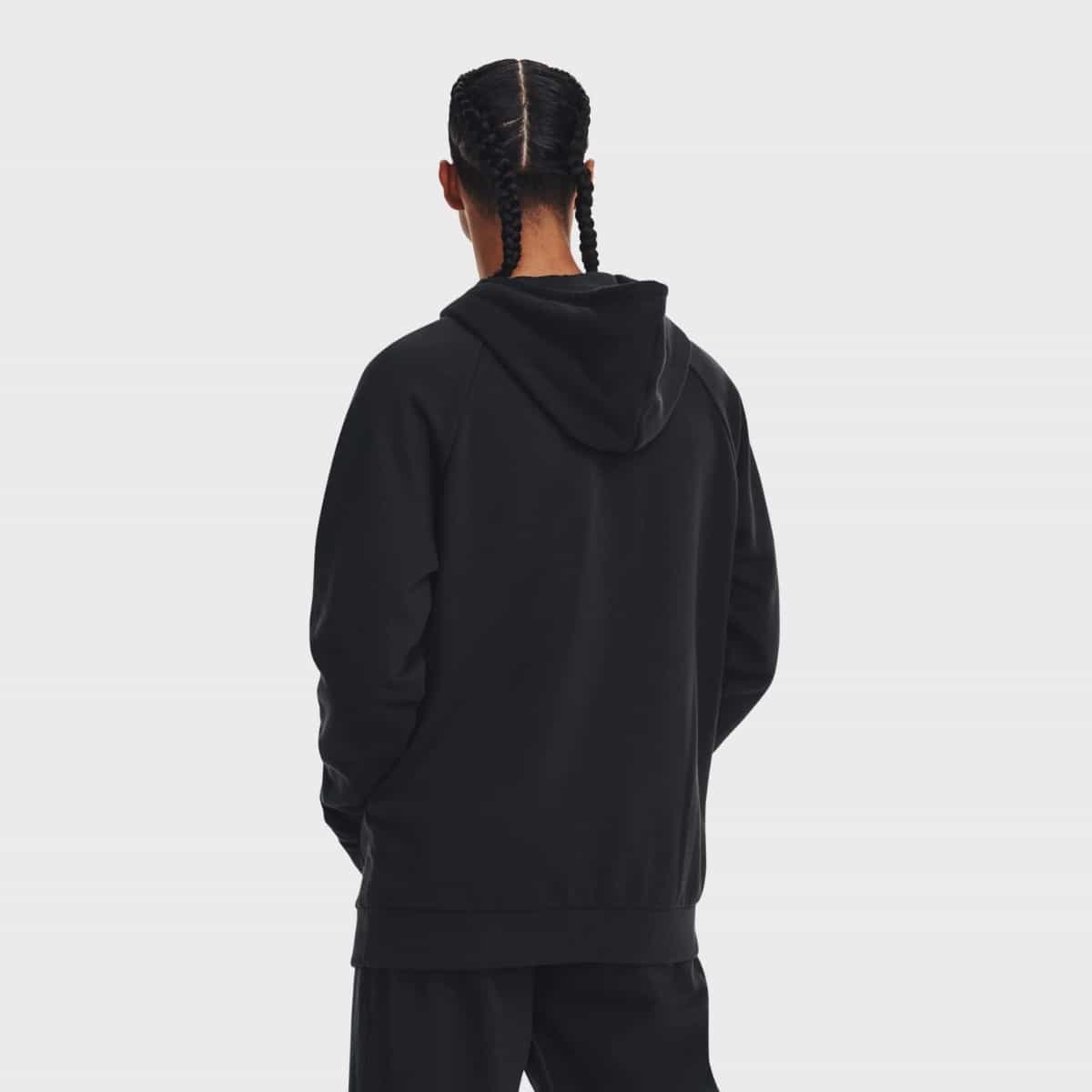 Hoody  UA Rival Fleece Logo HD-BLK 2