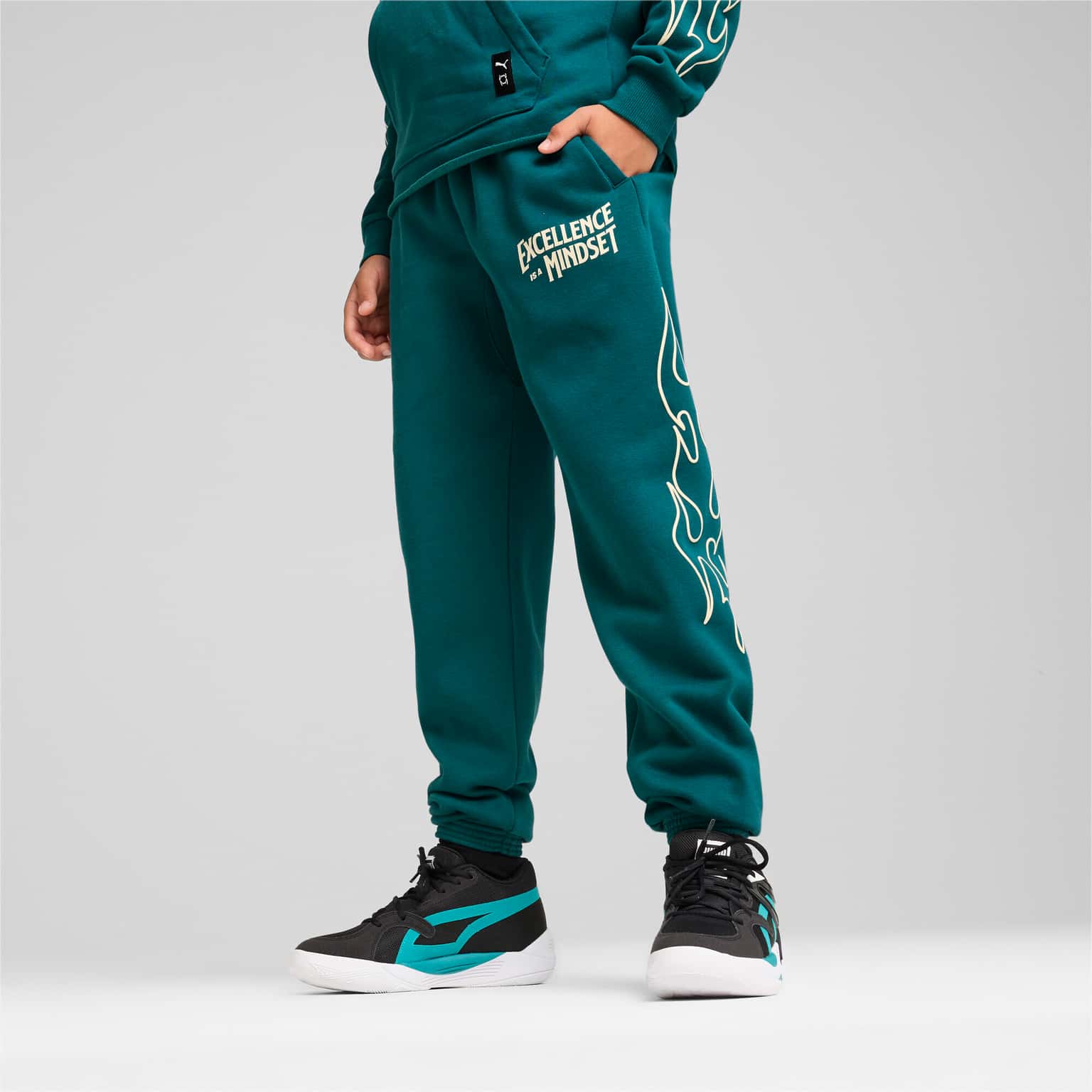 Pantaloni Puma Basketball Caution