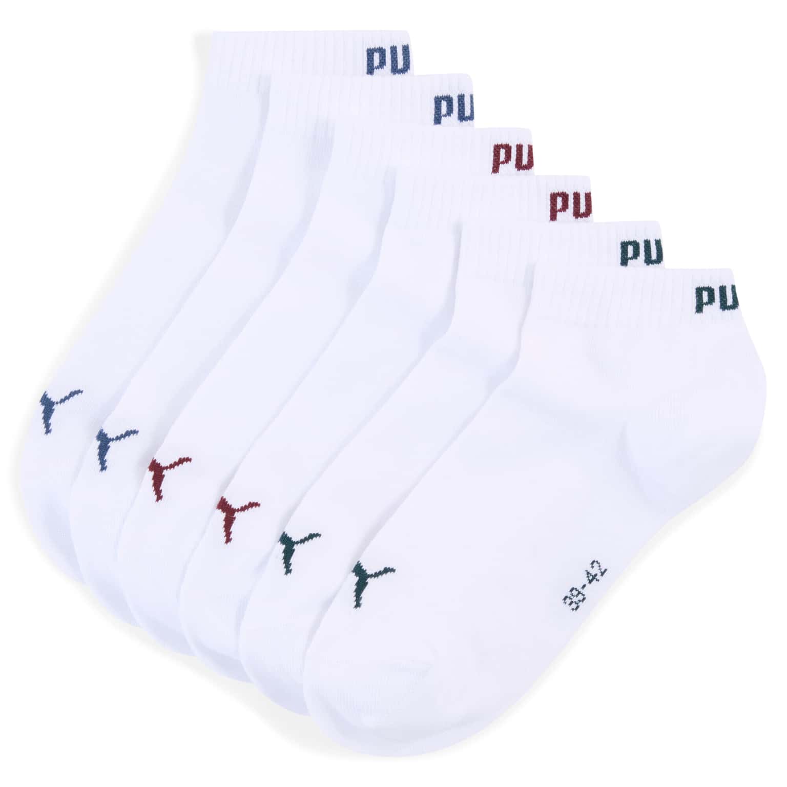 Носки Puma Unisex Quarter Plain 3P