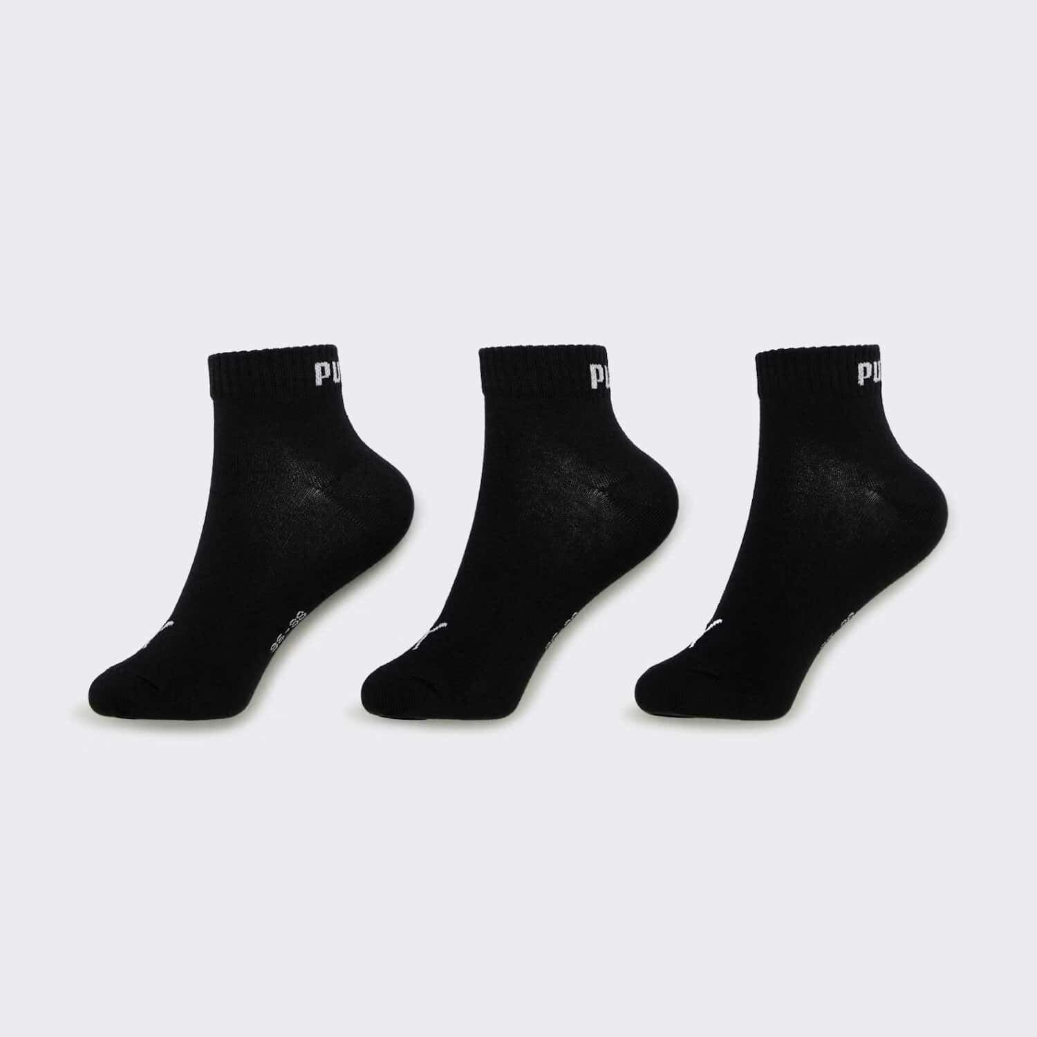 Носки Puma Unisex Quarter Plain 3P