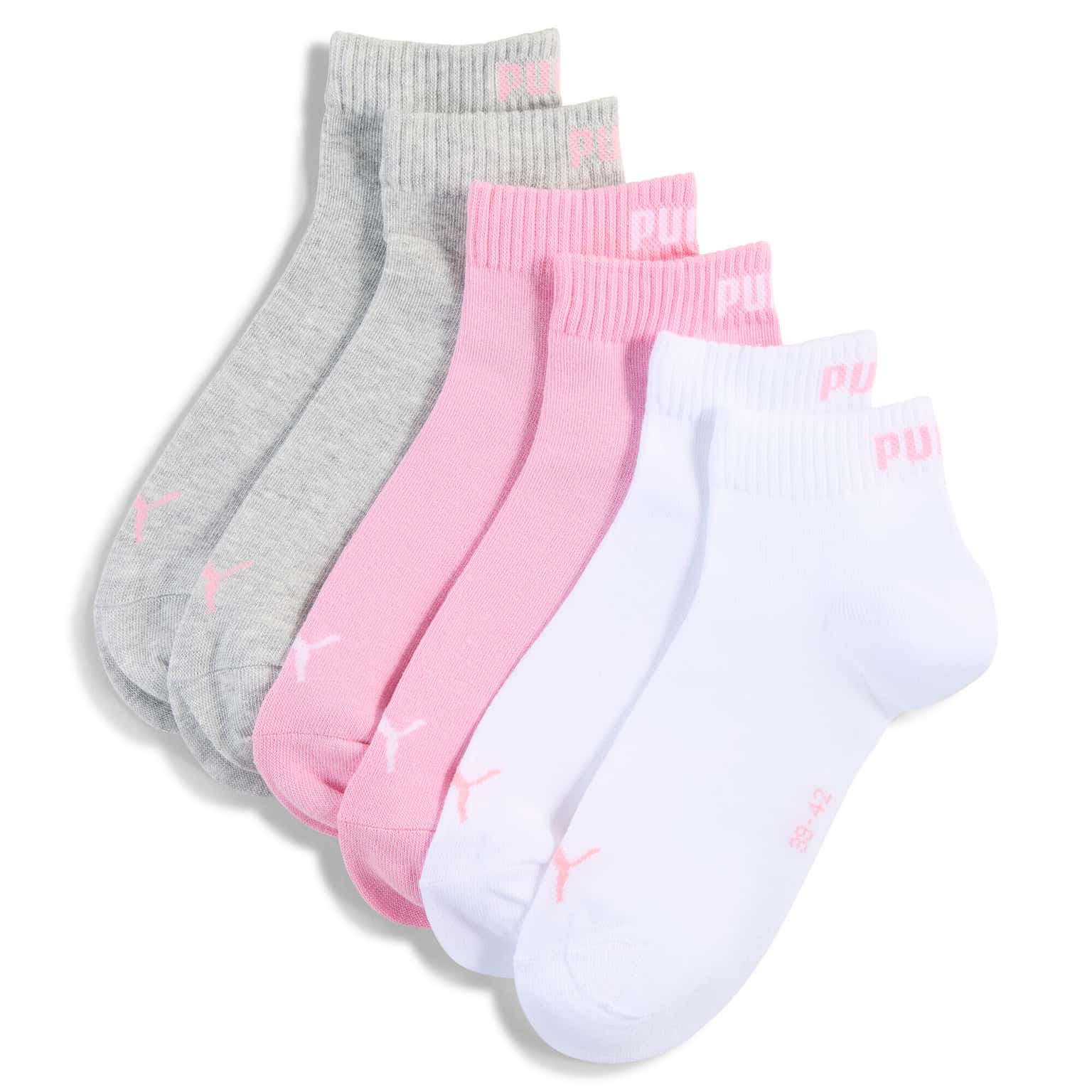 Ciorapi Puma Unisex Quarter Plain 3P