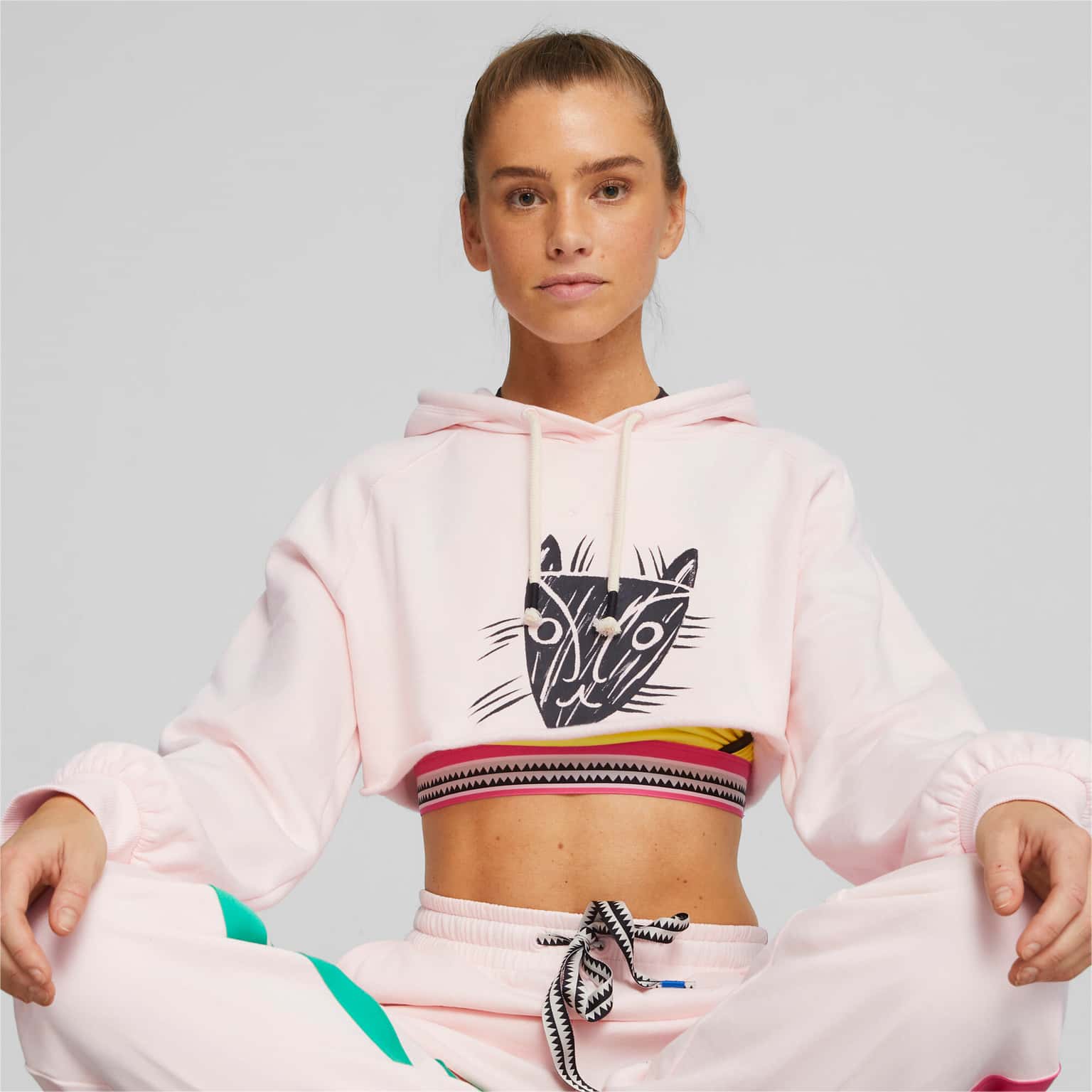 Толстовка Puma Lemlem Cropped Longsleeve