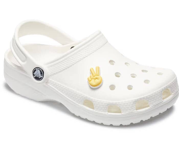 Crocs Jibbitz Peace Hand Sign 2