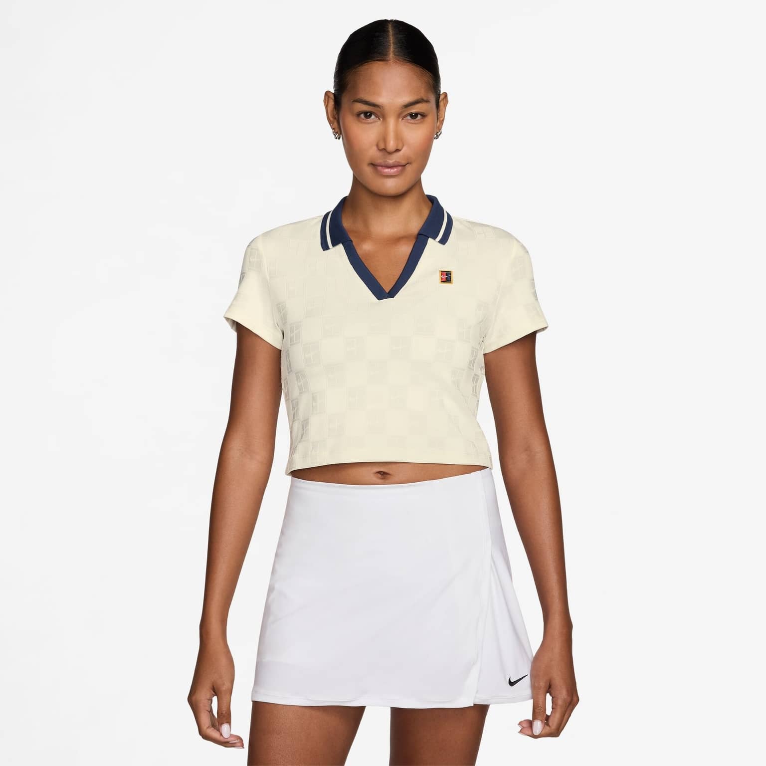 Polo Nike Court Collection Dri-FIT Cropped Tennis