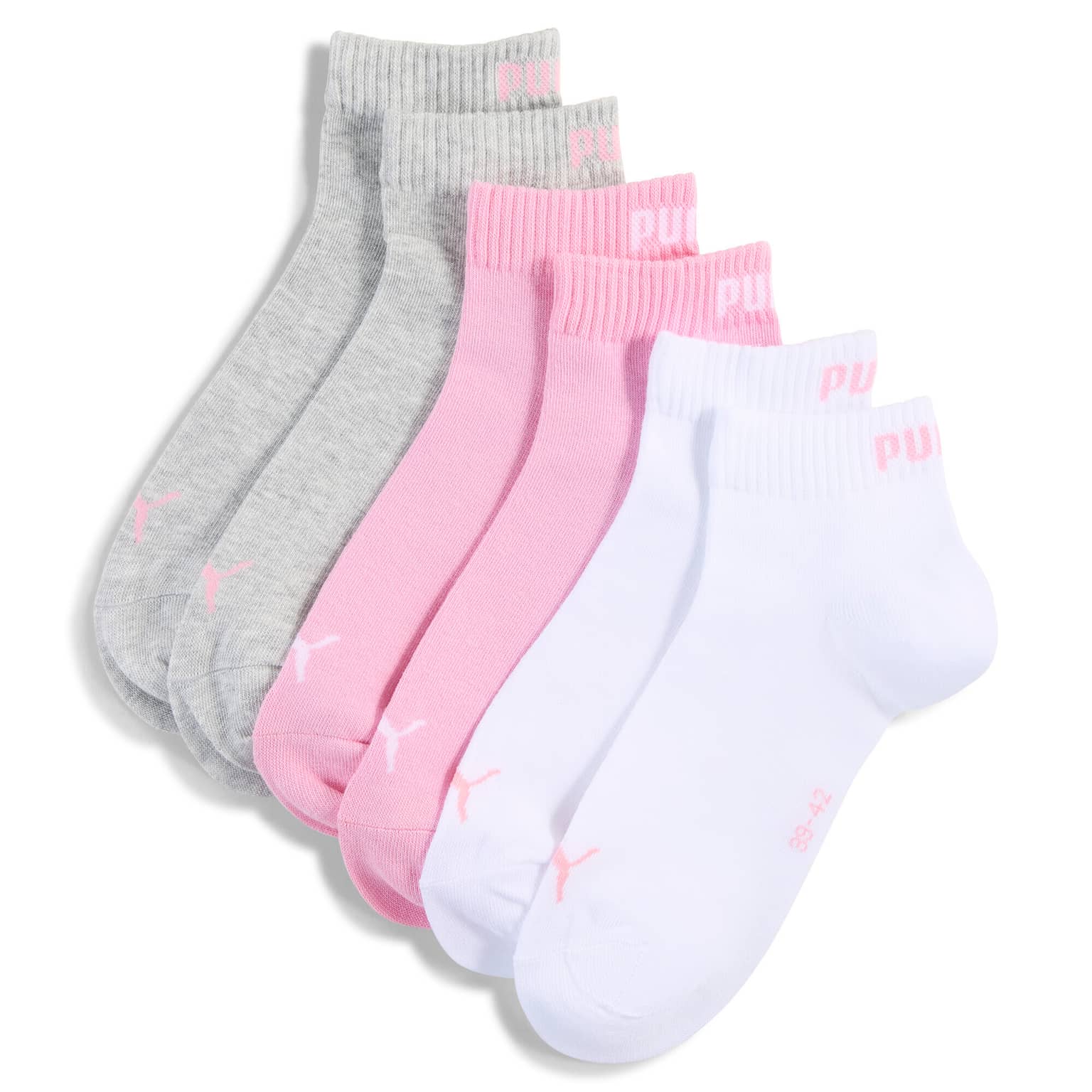 Puma Unisex Quarter Plain 3P