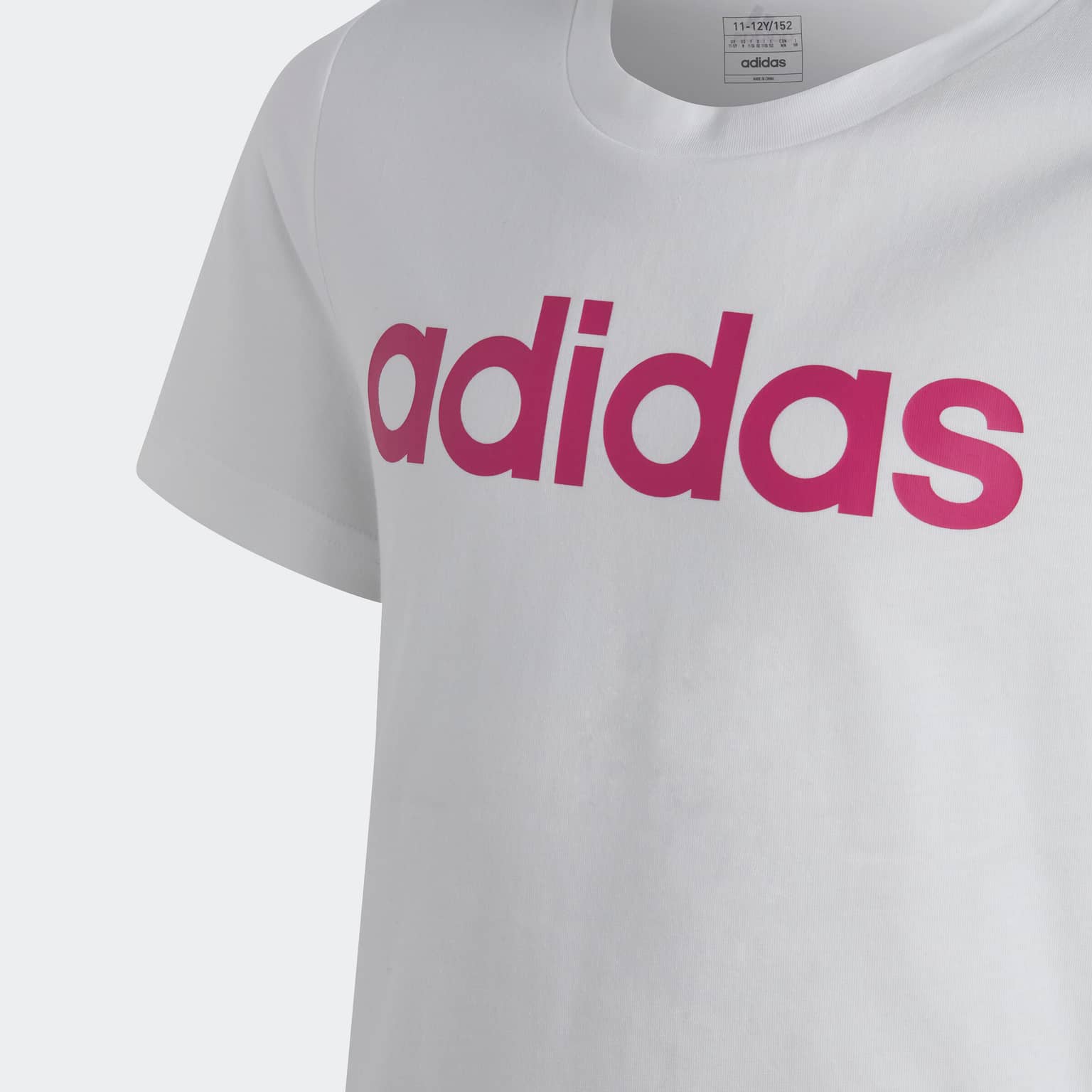 Adidas Essentials Linear Logo Cotton Slim Fit Tee 3