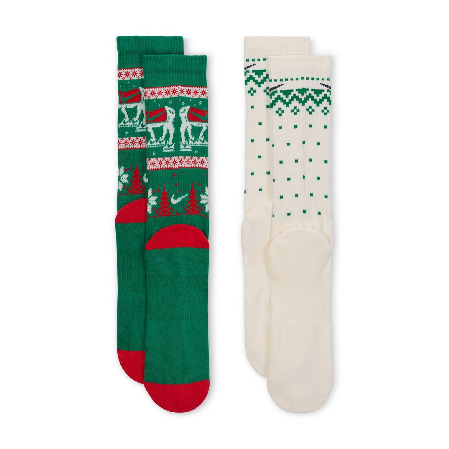 Nike Everyday Plus Cushioned Winter Wonderland Crew Socks (2 Pairs) 3