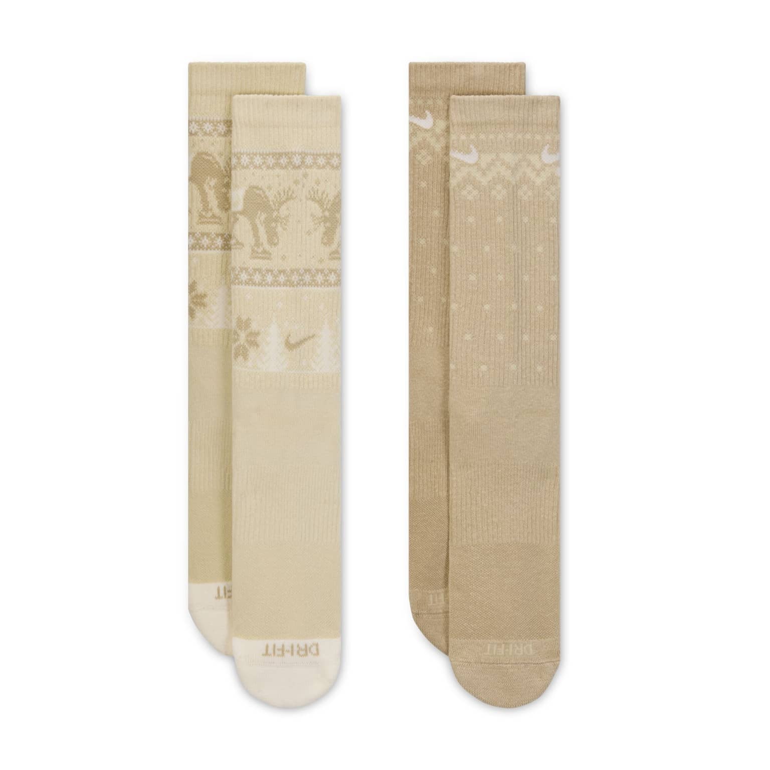 Nike Everyday Plus Cushioned Winter Wonderland Crew Socks (2 Pairs) 2