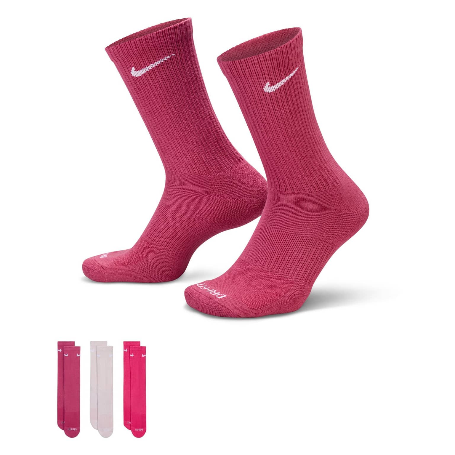 Nike Everyday Plus Cushioned Training Crew Socks (3 Pairs)