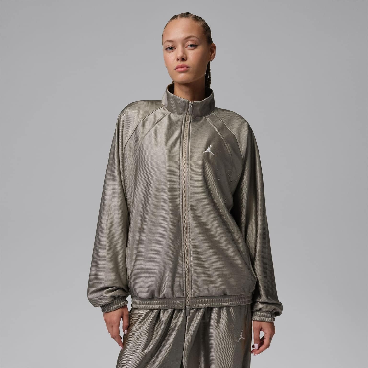 Jordan Brooklyn DuraSheen Track Jacket