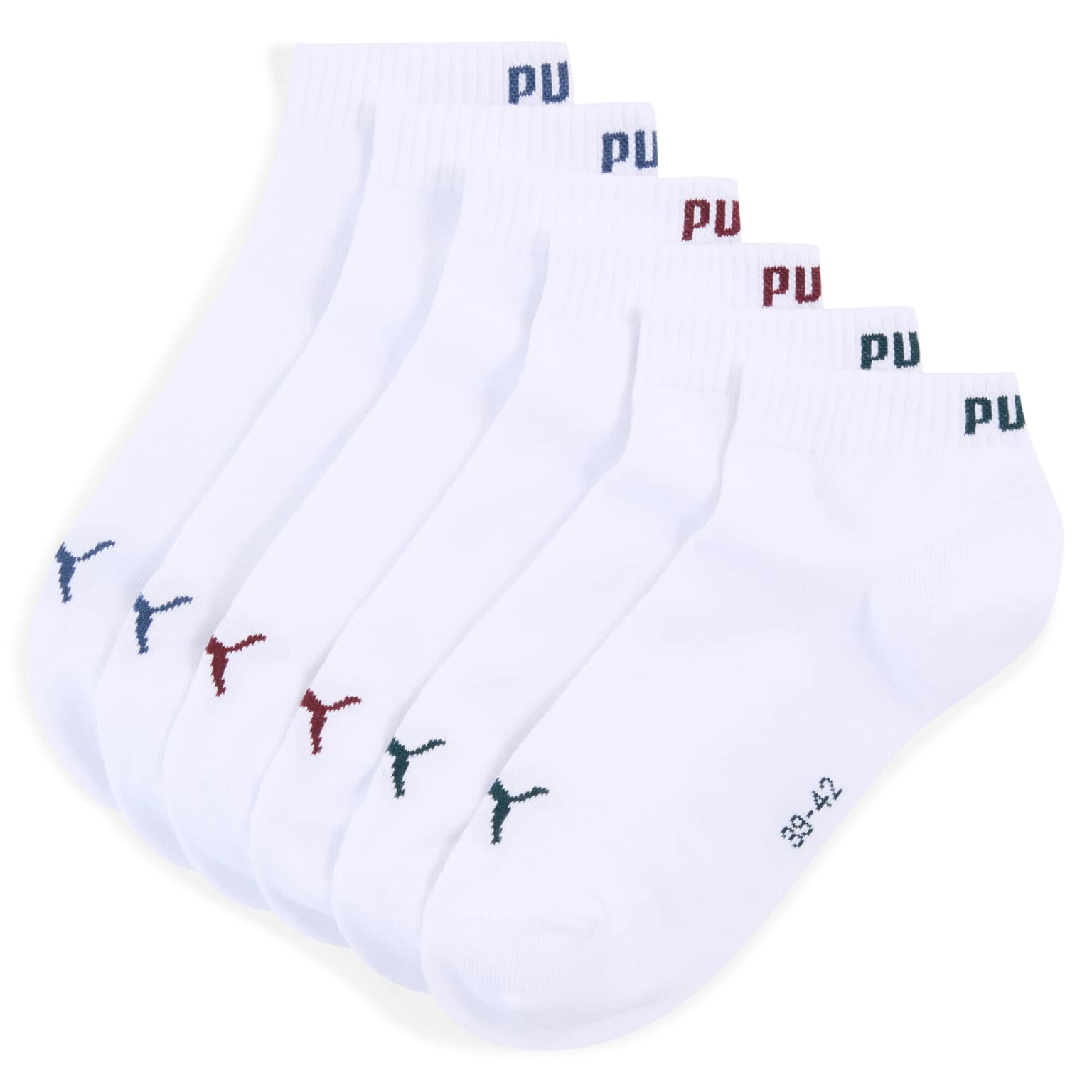 Ciorapi Puma Unisex Quarter Plain 3P