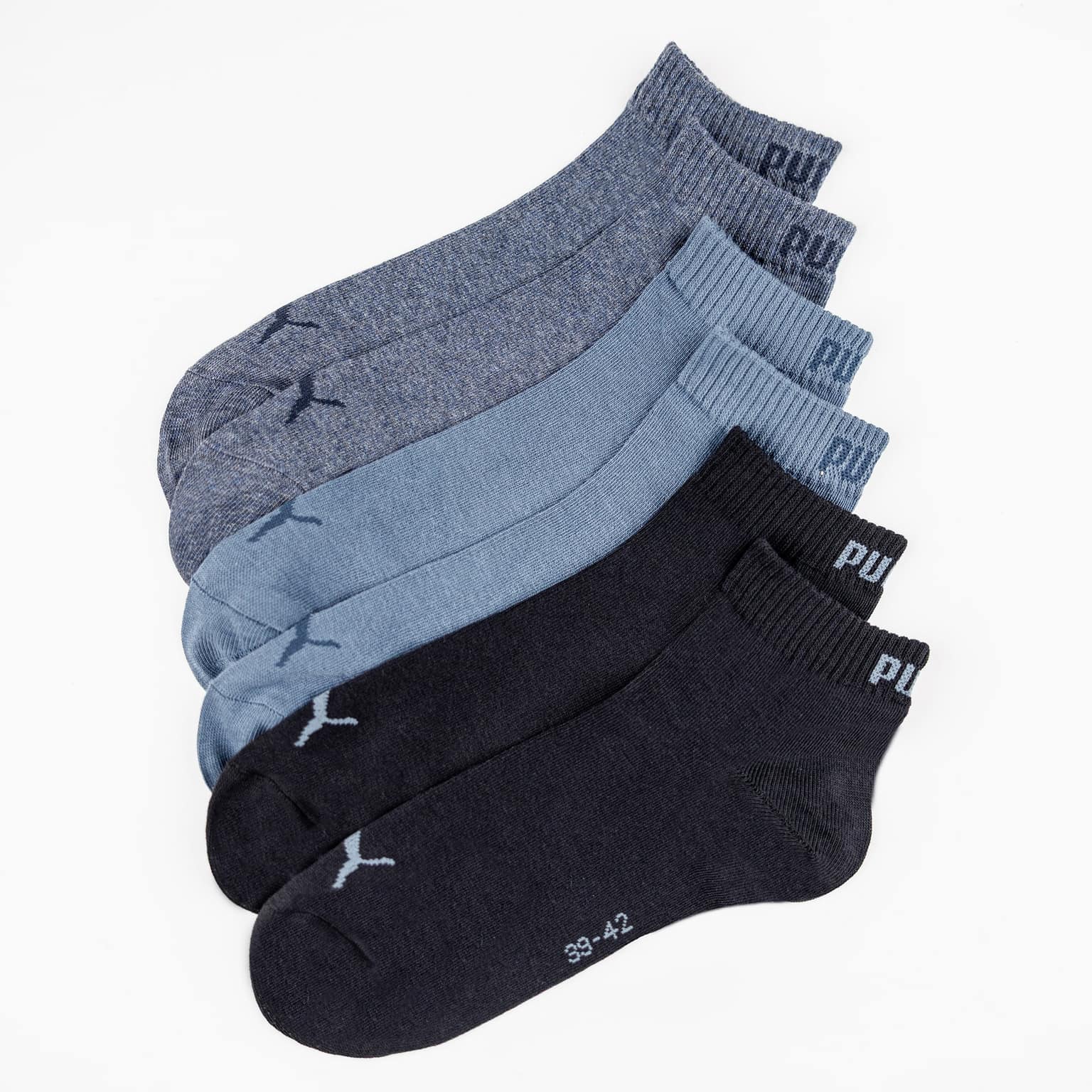 Ciorapi Puma Unisex Quarter Plain 3P