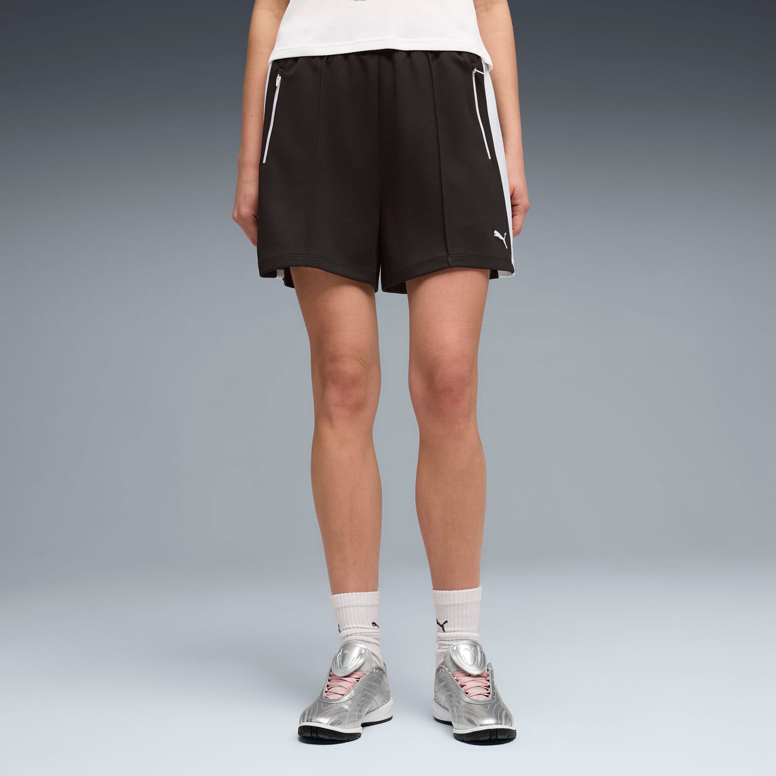 Puma T7 Relaxed Pintuck 4" Shorts