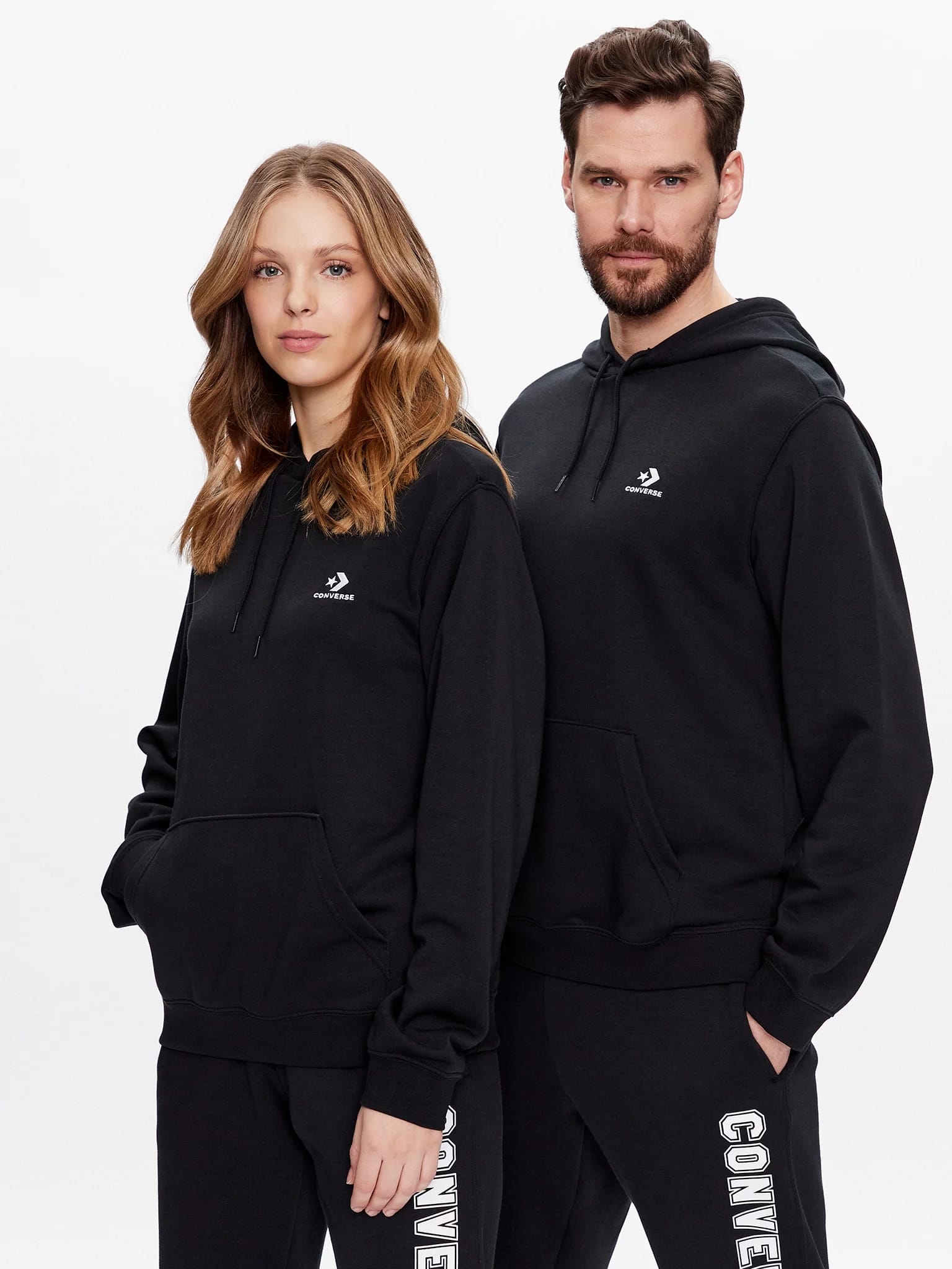 Converse Go-To Embroidered Star Chevron Standard-Fit Pullover Hoodie