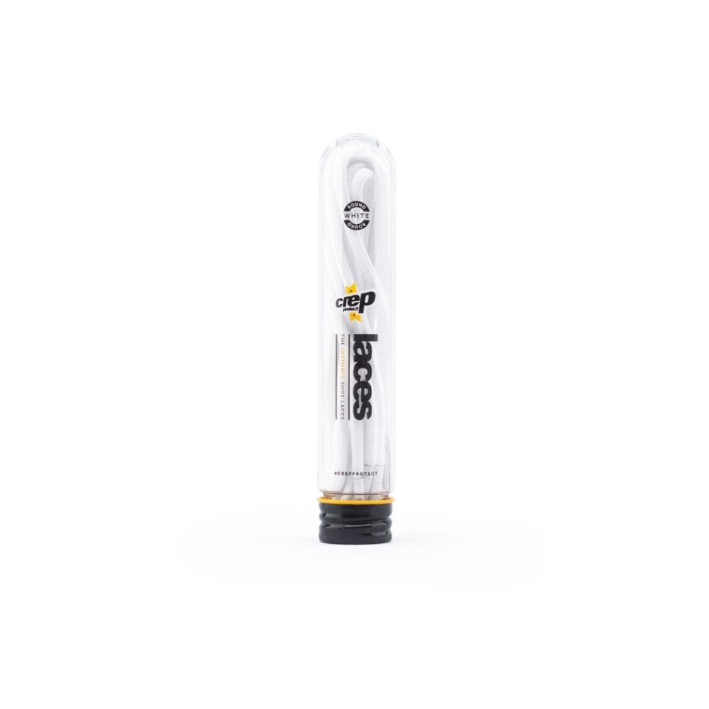 Crep Protect Round White Laces