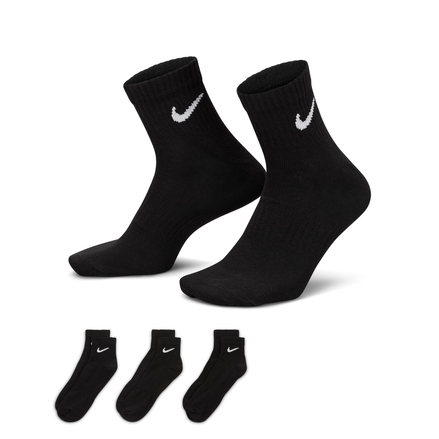 Nike Everyday Lightweight Training Ankle Socks 3 Pairs