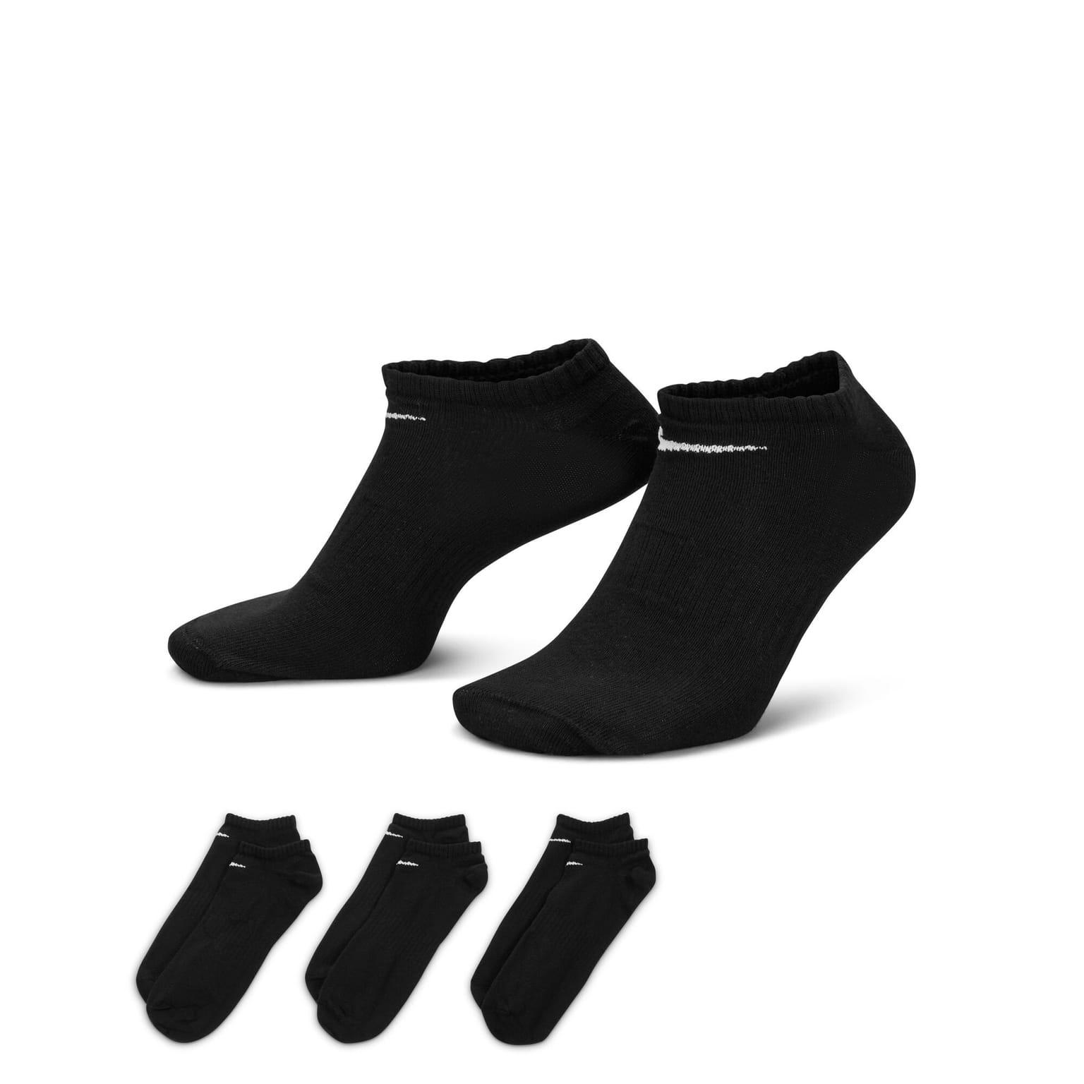 Nike Everyday Lightweight Training No-Show Socks 3 Pairs