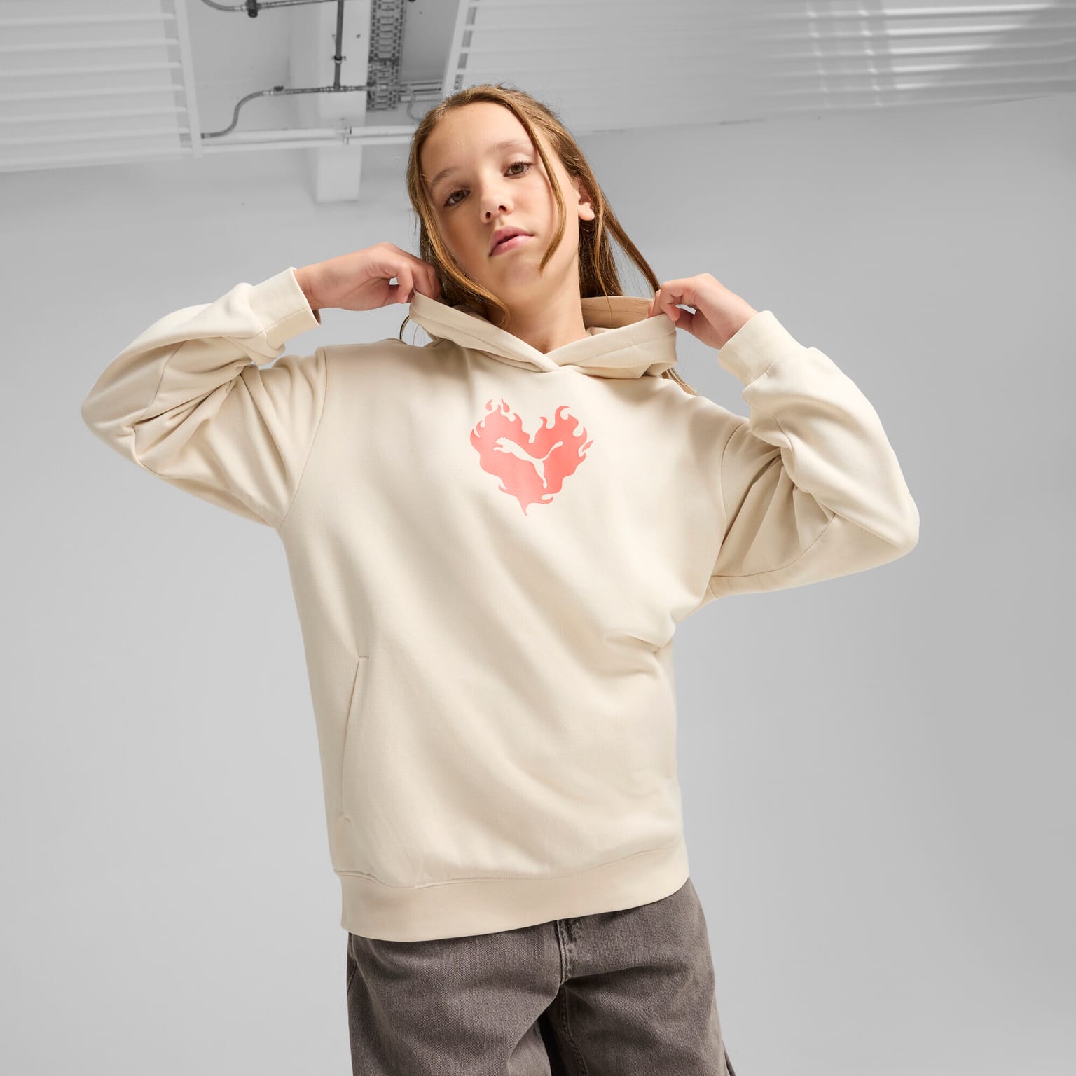 Puma Flaming Love Hoodie Terry