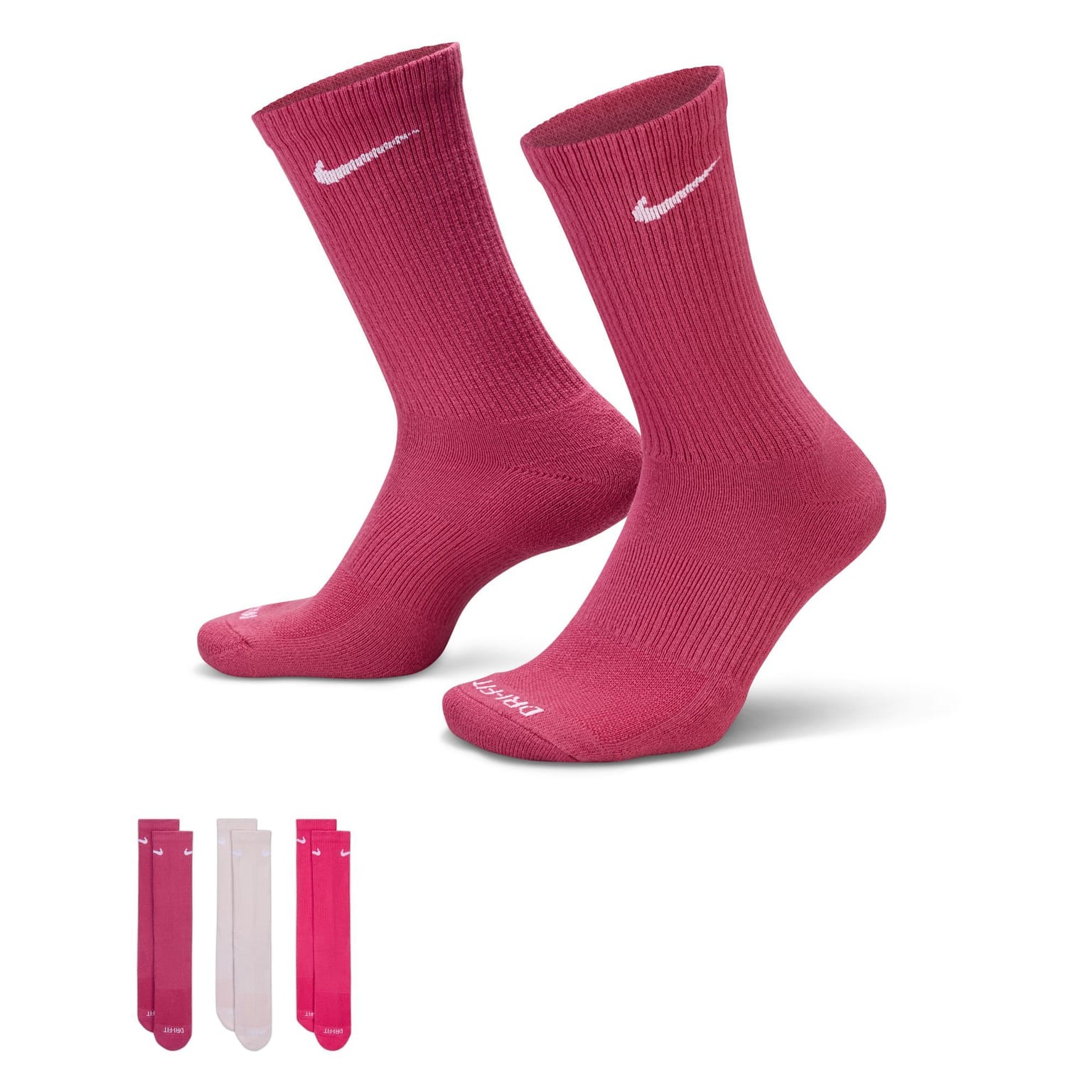 Nike Everyday Plus Cushioned Training Crew Socks (3 Pairs)